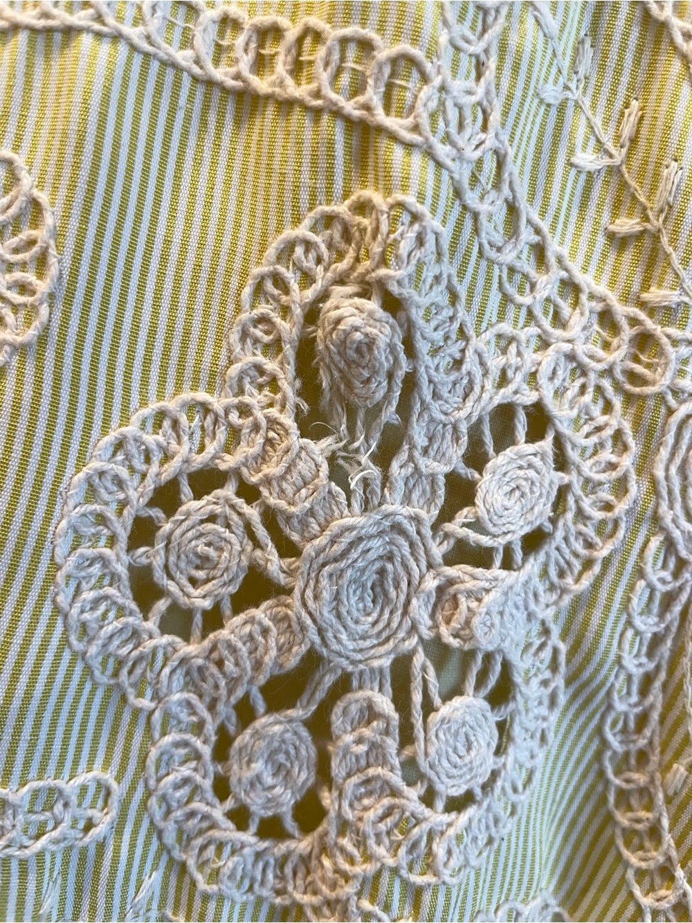 Bardot Soft Yellow Eyelet Midi Dress - Picture 6 of 12